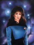 Star Trek Troi painting image
