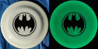 Batman glow in the dark flying disc image